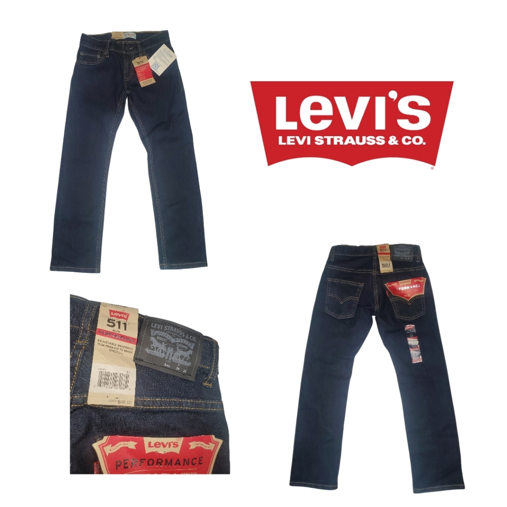 NWT Boys Levi's Denim 511 Slim Jeans